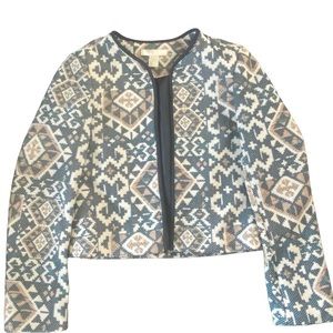 H & M short brocade jacket. Size 2